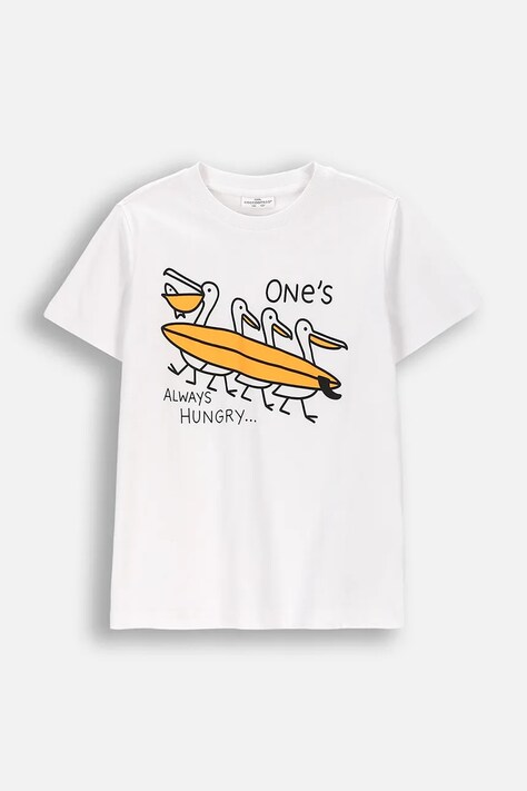 Coccodrillo T-shirt παιδικό βαμβακερό λευκό EVERYDAY BOY