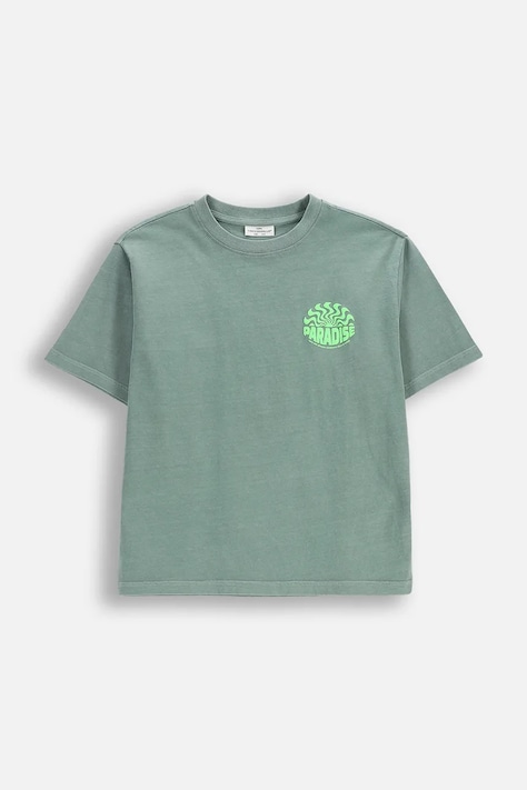 Coccodrillo tricou pentru copii, din bumbac verde TAKE ME TO THE HOLIDAY BOY JUNIOR