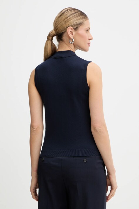 Weekend Max Mara sweter STALLO damski kolor granatowy lekki 2615361121600