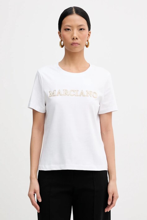Marciano by Guess t-shirt MABEL damski kolor biały 6RGI04 6008A