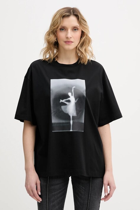 BOSS Orange t-shirt C Eboys 1 damski kolor czarny 50556978