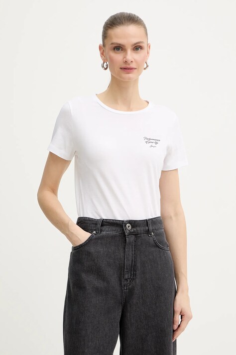 BOSS Orange t-shirt in cotone C Elove 1 donna colore beige 50556994