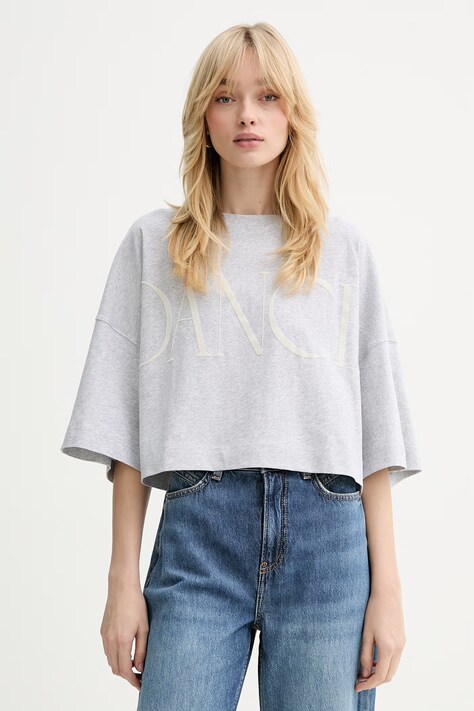 Βαμβακερό μπλουζάκι BOSS Orange C Ephilas χρώμα: γκρι, 50558067