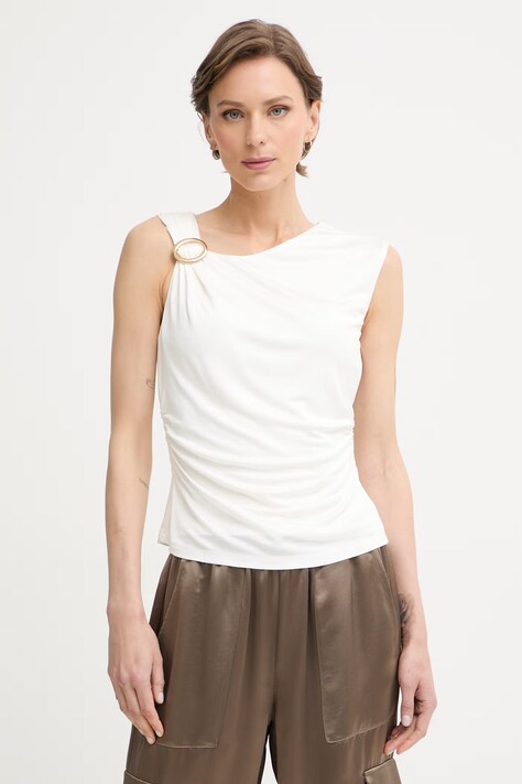 Marciano by Guess top damski z wiskozy INES beżowy G6GP02 K3068