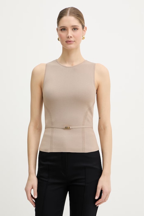 Marciano by Guess топ для женщин с вискозой KASHU бежевый G6GR23 Z0760