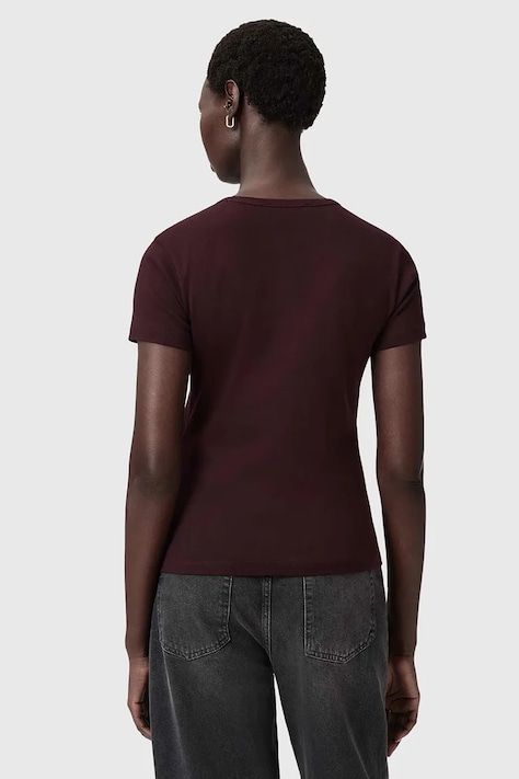 Бавовняна футболка AllSaints колір червоний W285JC
