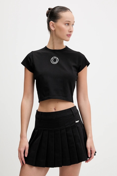 Hugo Blue t-shirt Dome_B_2 damski kolor czarny 50555719