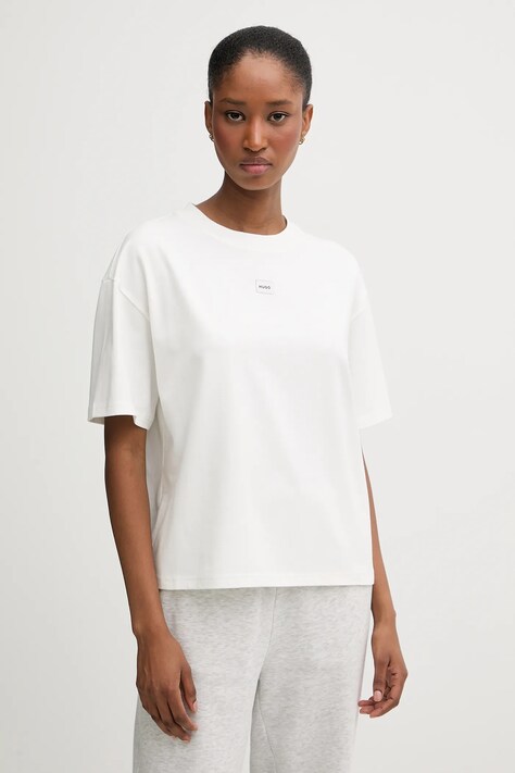 HUGO t-shirt donna colore beige 50556807