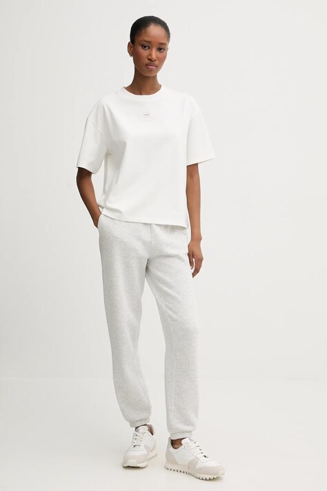 Футболка HUGO колір бежевий 50556807