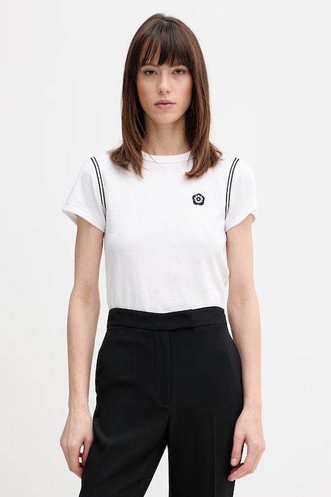 Kenzo t-shirt damski kolor biały FG52TS2054SK