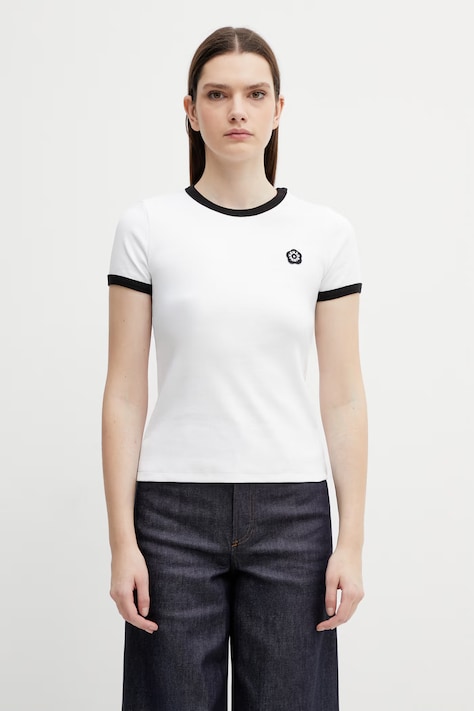 Kenzo t-shirt damski kolor biały FG52TS2174SJ