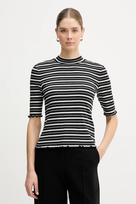 Majica kratkih rukava Tommy Hilfiger za žene, boja: crna, WW0WW47815