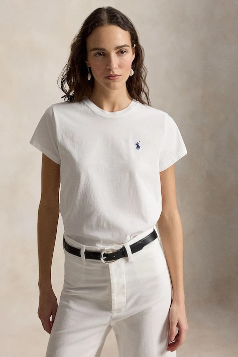 Polo Ralph Lauren t-shirt bawełniany damski kolor biały 211B14605