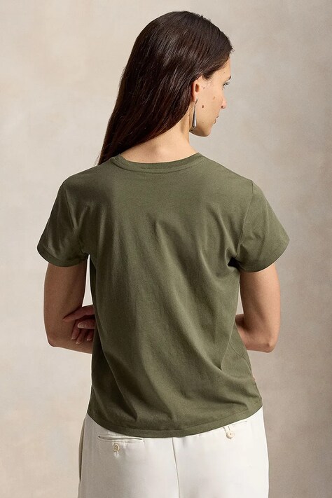 Polo Ralph Lauren футболка жіноча бавовняна — SS26-TSD06T, зелений — фото 2
