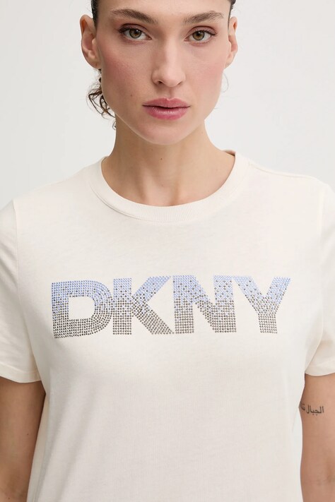 Бавовняна футболка Dkny — фото 4