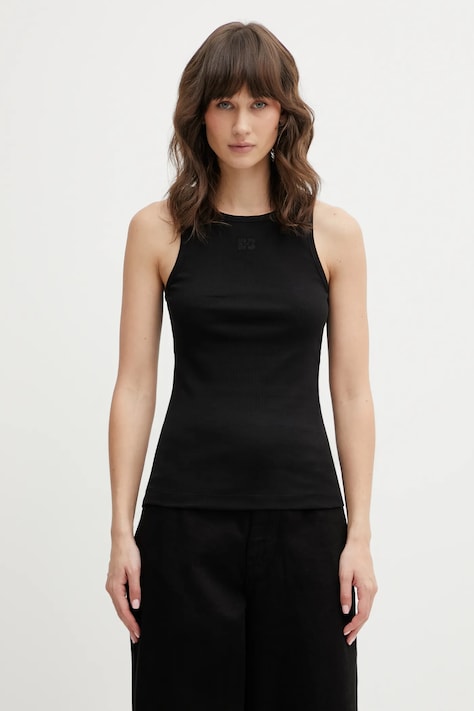 GANNI top T3898 kolor czarny T3898