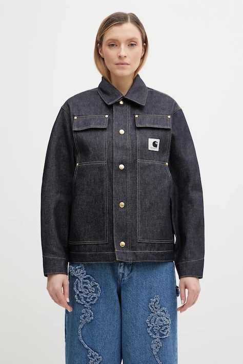 GANNI longsleeve bawełniany kolor biały A1050058