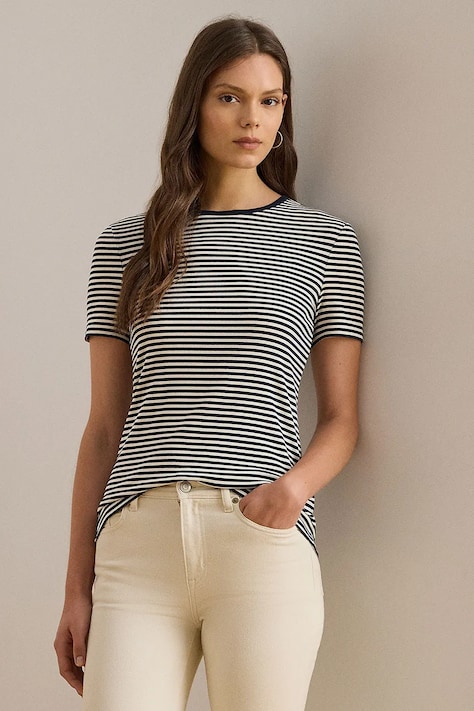 Lauren Ralph Lauren t-shirt sötétkék, 200P03721