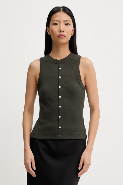 G-Star top kolor zielony D27971-E136