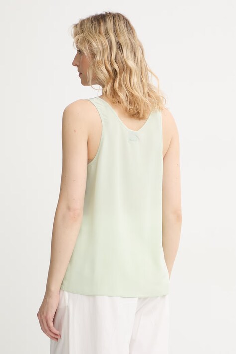 Pinko top damski jedwabny zielony 104670 A2T7