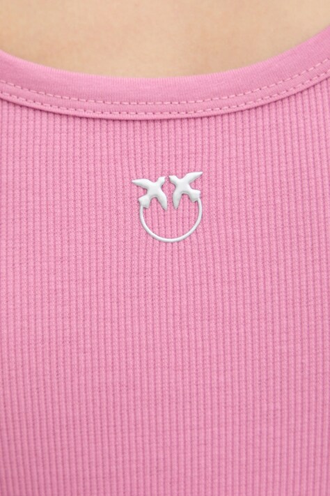 Топ Pinko — SS26-TSD0BP, рожевий — фото 5