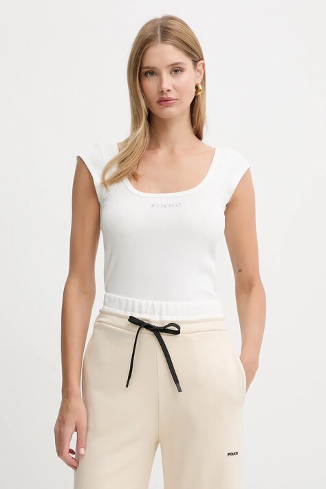 Pinko top damski kolor beżowy 105511 A338