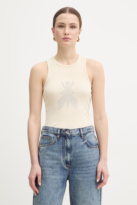 Patrizia Pepe top kolor beżowy 8M1768 J373