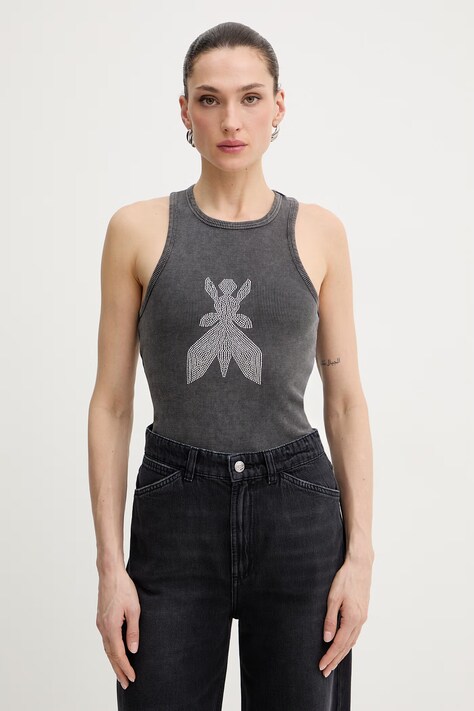 Patrizia Pepe top kolor szary 8M1768 J373