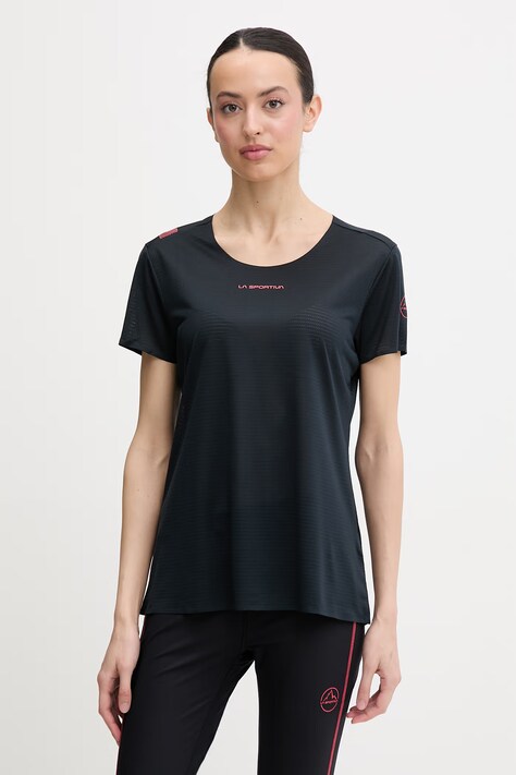 La Sportiva T-shirt trekkingowy damski Pure czarny ZART072