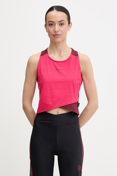 La Sportiva top sportowy damski Sunfire różowy ZAHE006