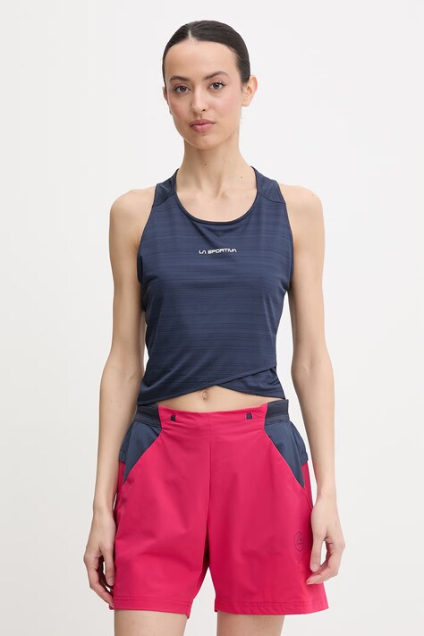 La Sportiva top sportowy damski Sunfire granatowy ZAHE006