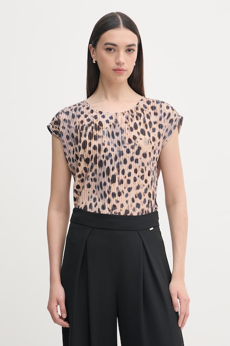 Joseph Ribkoff damskie beżowe w panterkę 262602