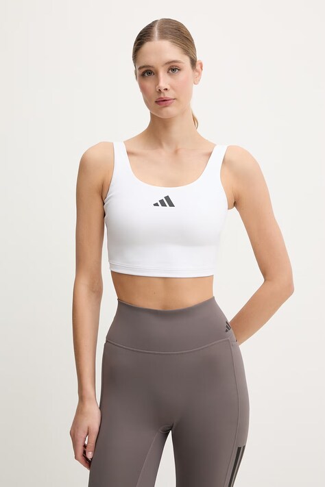 adidas Performance top treningowy Optime kolor biały JZ6028