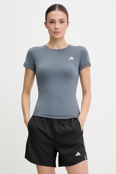 adidas Performance t-shirt treningowy damski kolor szary KD0109
