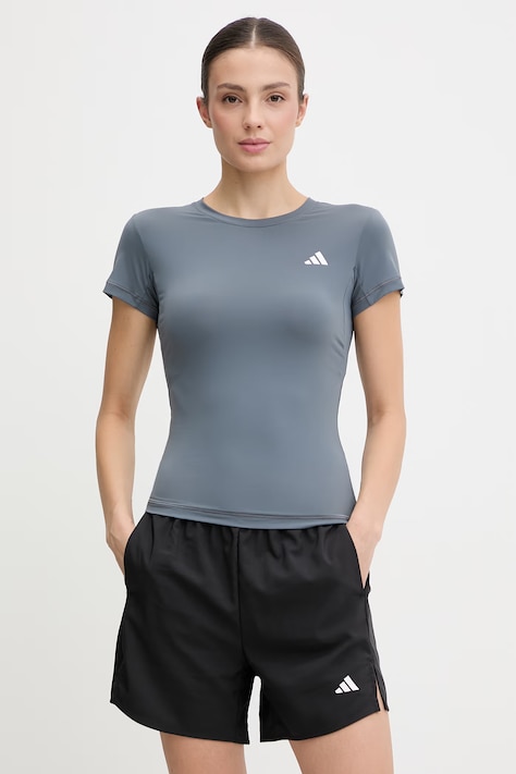 adidas Performance t-shirt treningowy damski kolor szary KD0109