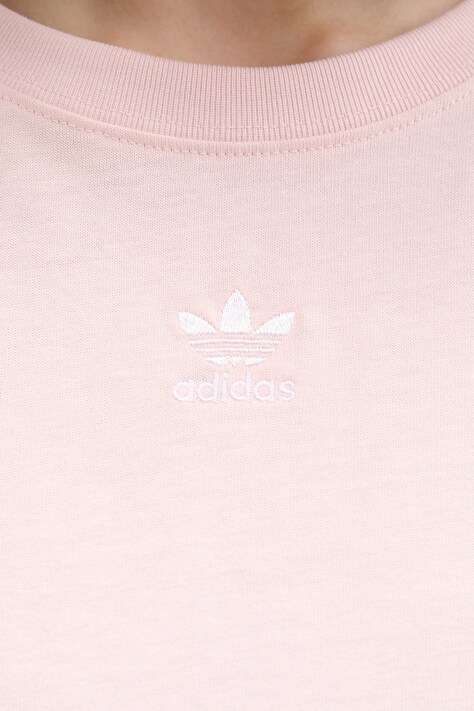 Бавовняна футболка adidas Originals — SS26-TSD0HH, рожевий — фото 5