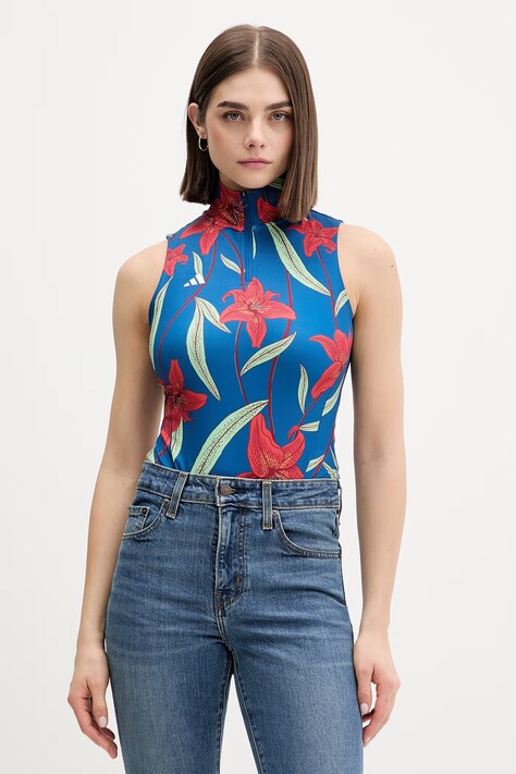 adidas body x Farm Rio kolor niebieski KD4636