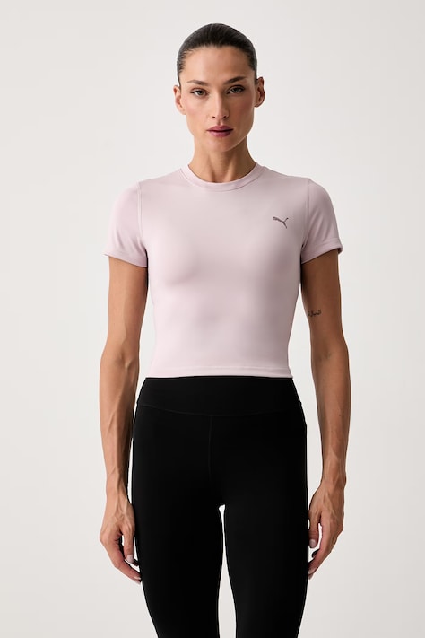 Puma футболка для тренировки для женщин Strong Cross розовая 528494