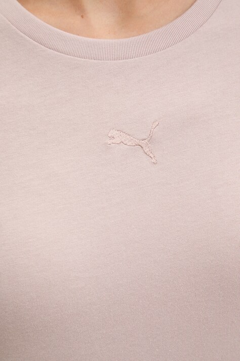 Puma футболка жіноча бавовняна Essential Logo — фото 5