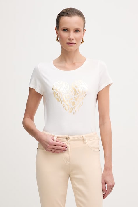 Morgan t-shirt damski kolor biały DINOU