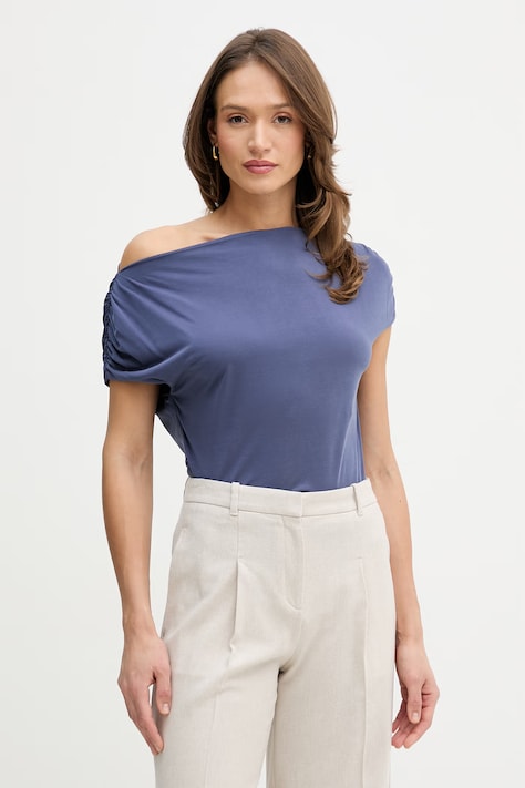 Mos Mosh t-shirt Shima damski kolor niebieski 177470