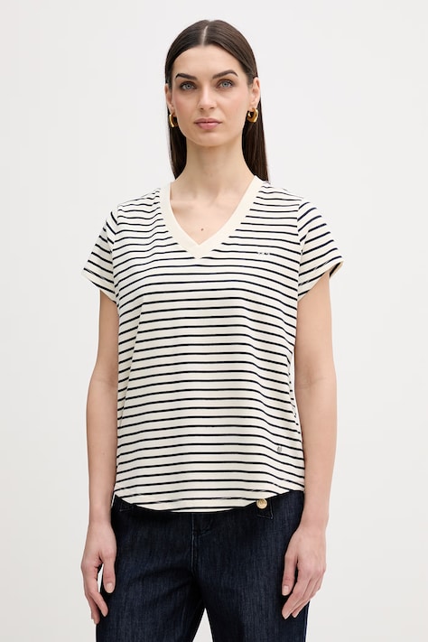 Mos Mosh tricou Kala culoarea bej, 178690