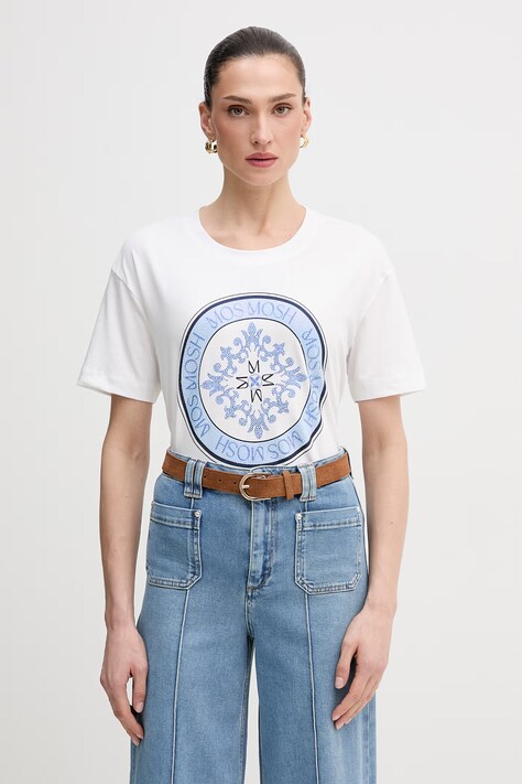 Mos Mosh t-shirt Judd damski kolor biały 176770