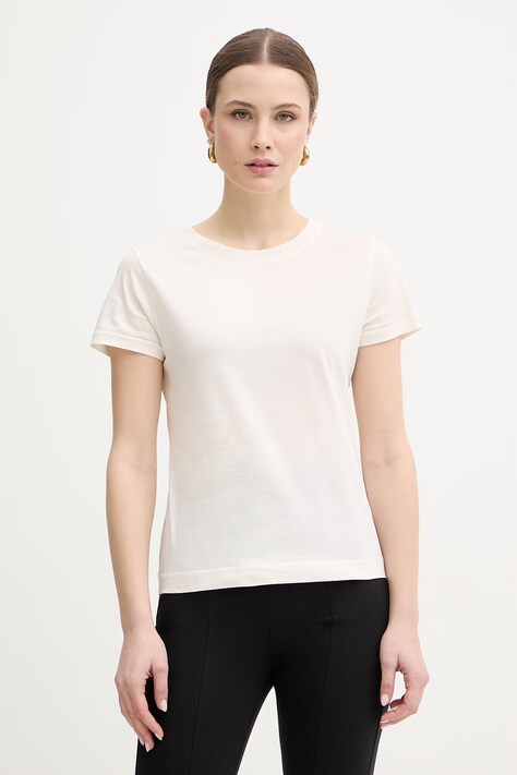 Marella t-shirt bawełniany MLMEURO damski kolor beżowy 2613971015200