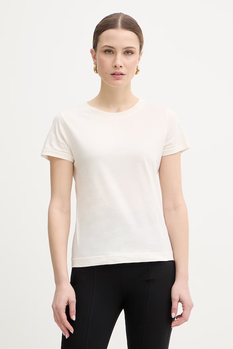 Marella t-shirt bawełniany MLMEURO damski kolor beżowy 2613971015200