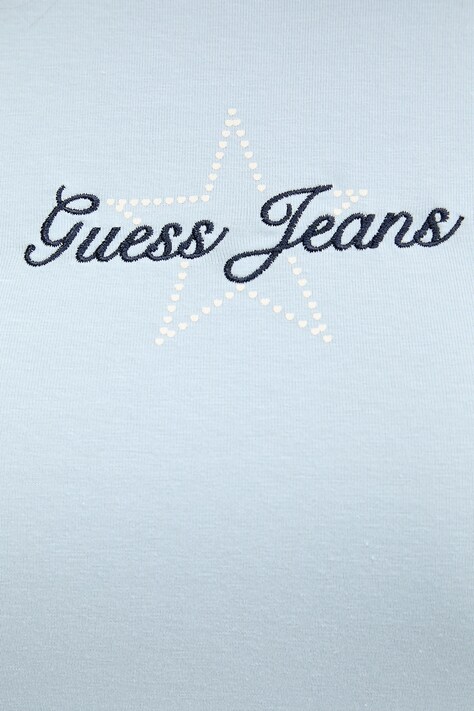 Футболка Guess Jeans — SS26-TSD0O8, блакитний — фото 5