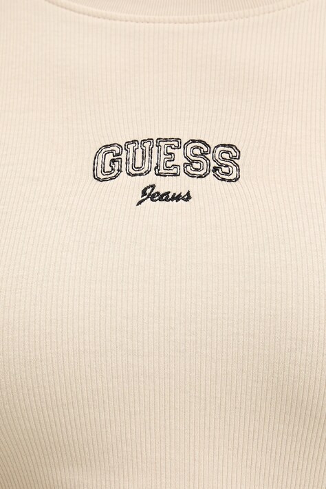 Футболка Guess Jeans — SS26-TSD0OA, бежевий — фото 5