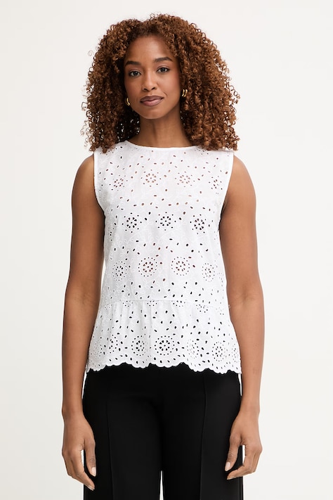 Marella блузка із рюшами жіноча Emme by Marella біла 2615941022200