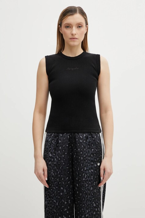 Axel Arigato top Scoop Ribbed Tank kolor czarny A3868002