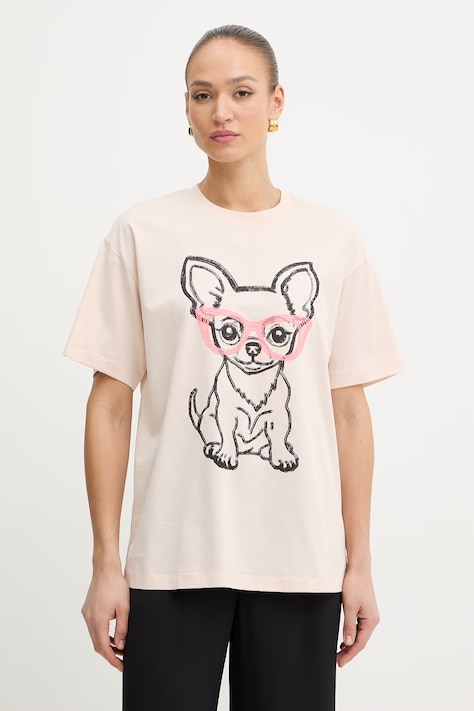 Twinset tričko dámske bavlnené ružové 261AQ2010